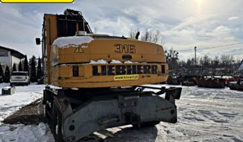 LIEBHERR A 316 KOPARKA KOŁOWA PRZEŁADUNKOWA full