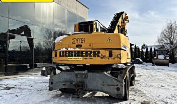 LIEBHERR A 316 KOPARKA KOŁOWA PRZEŁADUNKOWA full
