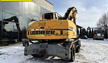 LIEBHERR A 316 KOPARKA KOŁOWA PRZEŁADUNKOWA full