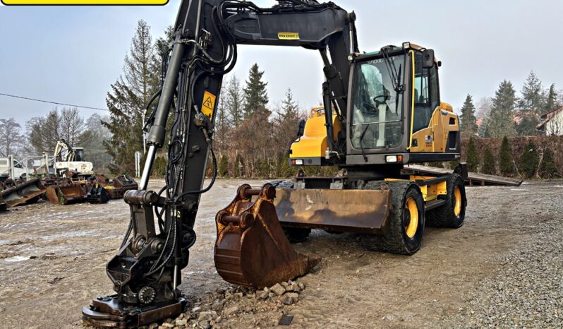 VOLVO EW 140 D KOPARKA KOŁOWA Z GŁOWICĄ OBROTOWA ZE SZCZYPCAMI full