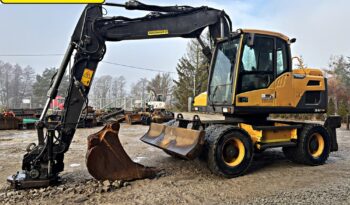 VOLVO EW 140 D KOPARKA KOŁOWA Z GŁOWICĄ OBROTOWA ZE SZCZYPCAMI full