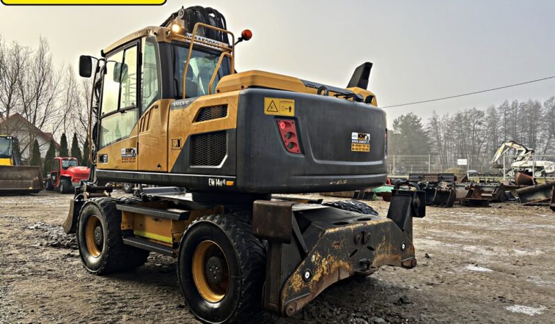 VOLVO EW 140 D KOPARKA KOŁOWA Z GŁOWICĄ OBROTOWA ZE SZCZYPCAMI full