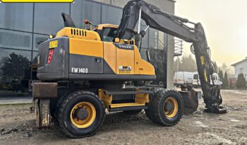 VOLVO EW 140 D KOPARKA KOŁOWA Z GŁOWICĄ OBROTOWA ZE SZCZYPCAMI full