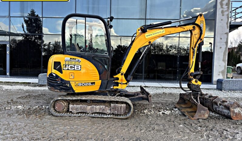 JCB 8026 MINI-KOPARKA full