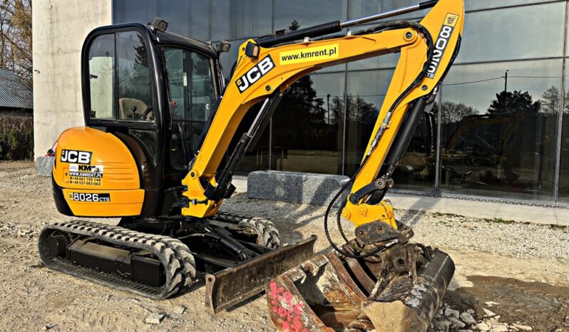 JCB 8026 MINI-KOPARKA full