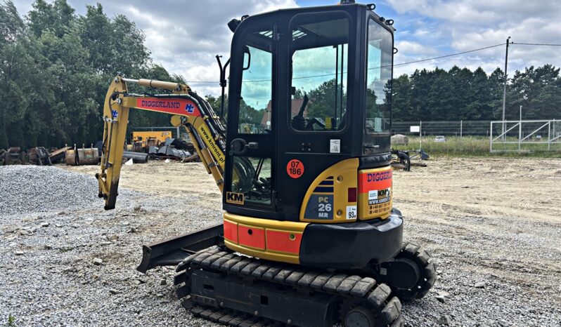 KOMATSU PC26MR-3 MINI-KOPARKA full