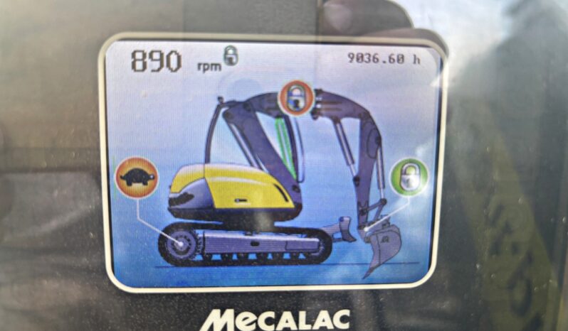 MECALAC 8 MCR MINI-KOPARKA full