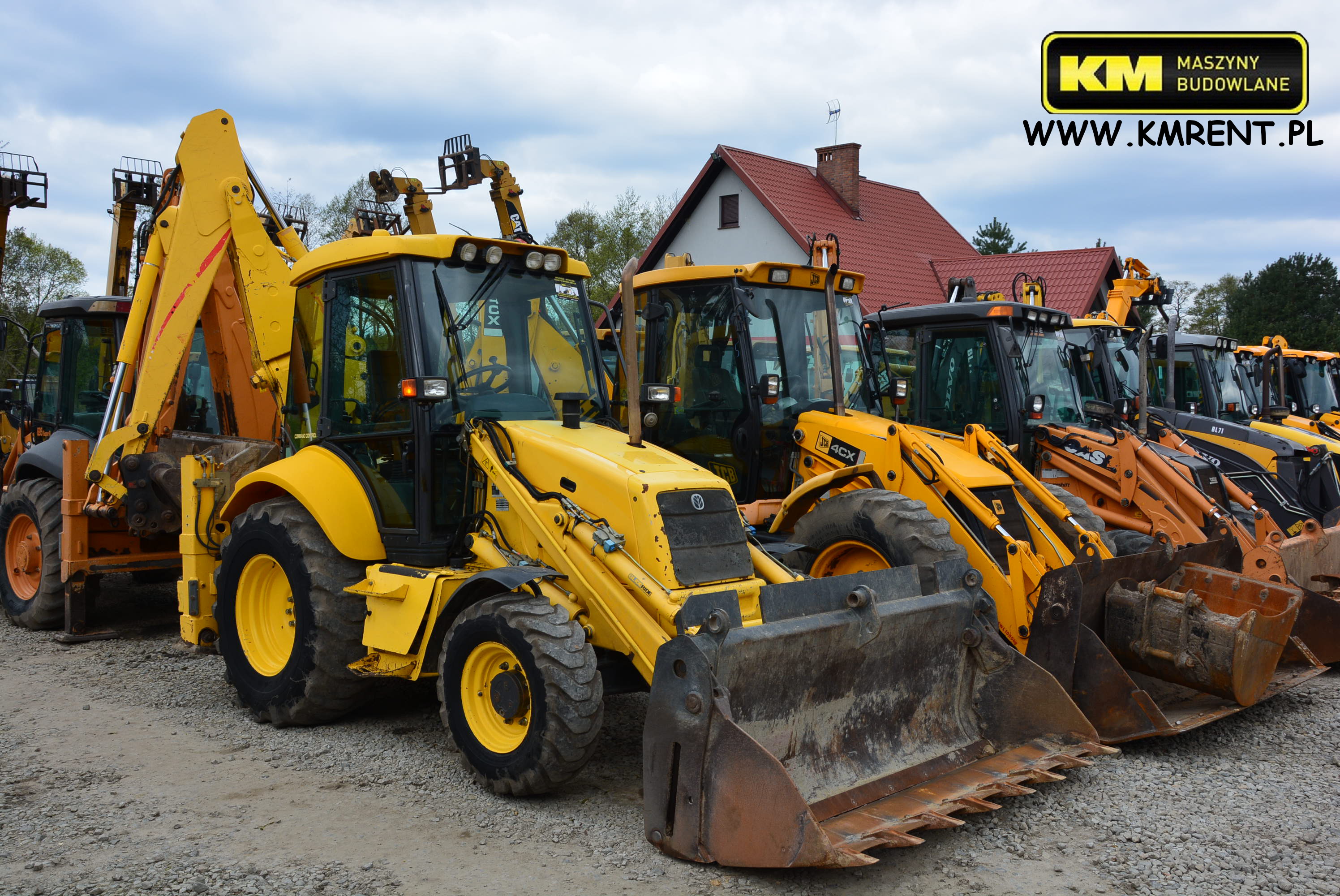 NEW HOLLAND LB110 KOPARKO-ŁADOWARKA - KM Rent