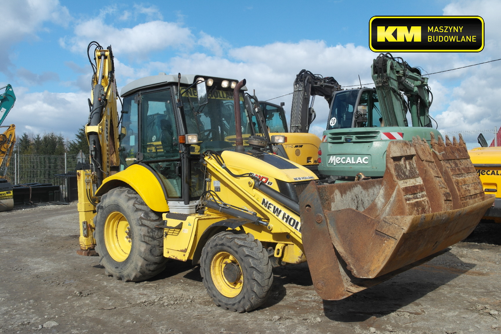 NEW HOLLAND LB110 KOPARKO-ŁADOWARKA CAT JCB - KM Rent